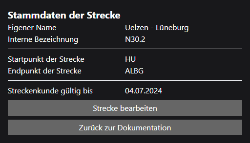 Strecke ansehen